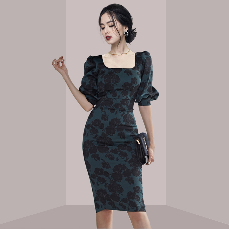 Elegant Ladylike Floral Print  - đánh giá và giá Midi Skirt Floral