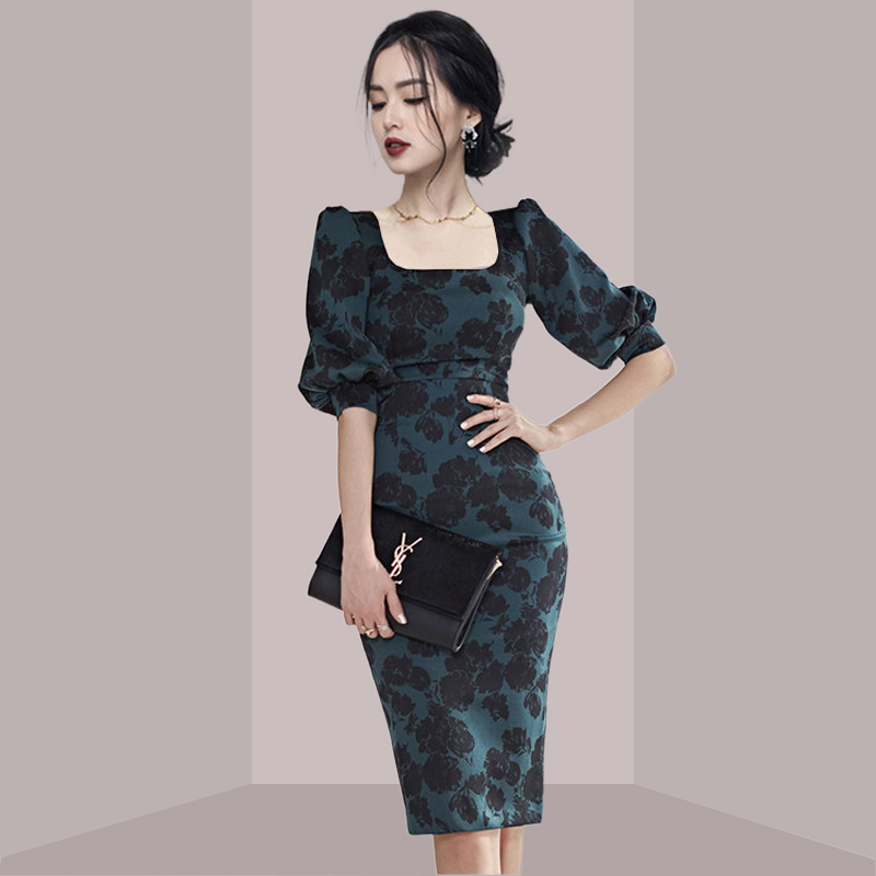 Elegant Ladylike Floral Print  - đánh giá và giá Midi Skirt Floral
