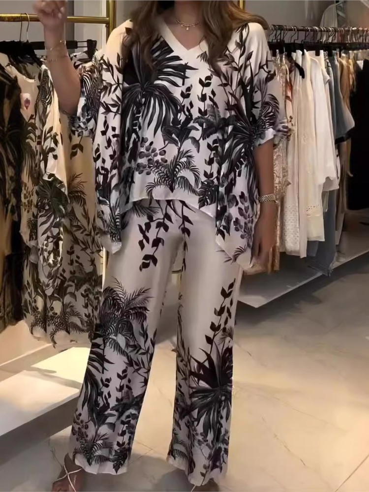 Elegant Two Piece Office Suit  - đánh giá và giá Romper Floral Print