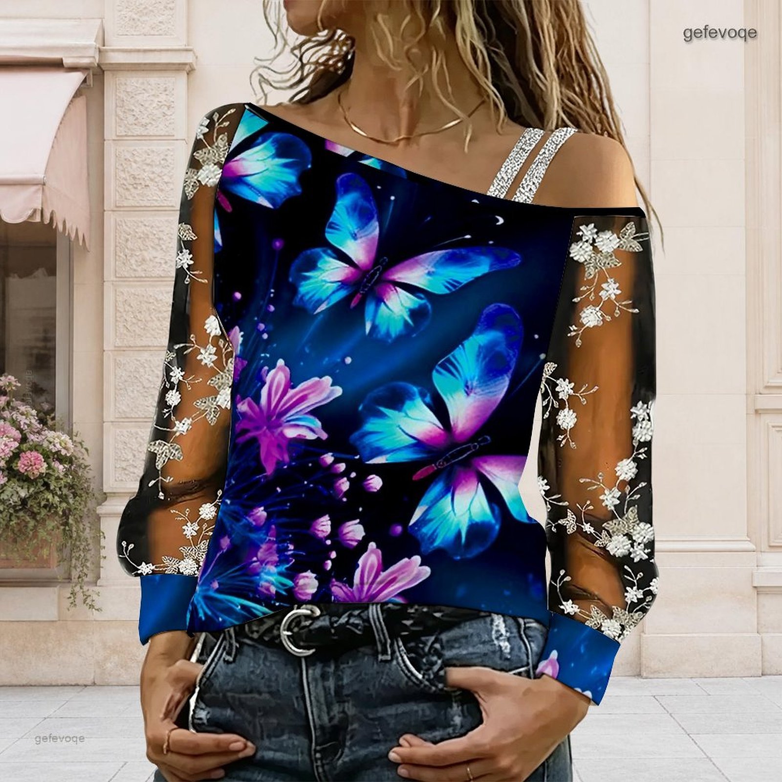 Women Off Shoulder Blouse Asym - đánh giá và giá Blouse Off Shoulder